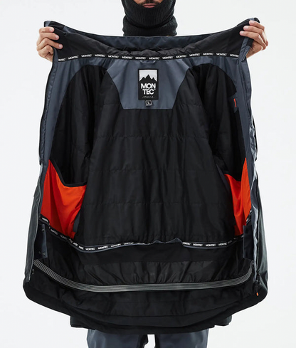 Arch Veste de ski pour homme – Bleu métallisé / Noir